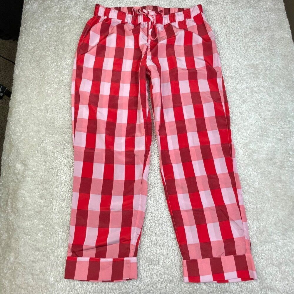 Buddy Love Jam Jam Pajama Check Plaid Sleep Pants Womens Large